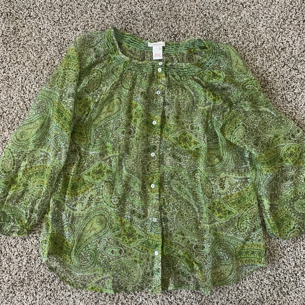 Sundance Floral Sheer Top